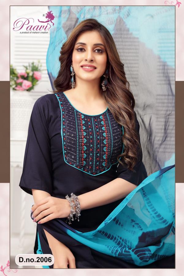 Paavi Pankh 2 Designer Kurti With Bottom Dupatta Collection